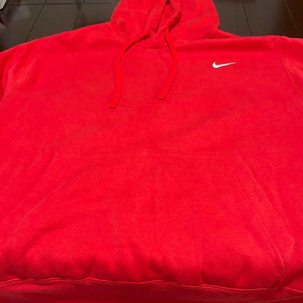 Men’s red Nike hoodie